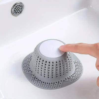 1 PZ Scarico a Pavimento Filtro in Silicone Lavabo Antintasamento Blocco Capelli Scarico Vasca da Bagno Blocco Capelli