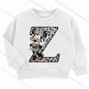 Children MINISO Minnie Hoodie Letter A B C D Kid Casual Clothes O-neck Pullover Little Baby Kawaii Cartoons Boy Girl Sweatshirts