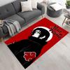 Naruto Character Customize Your Name Floor Rug Office Rug Design for Dining Room Bedrooms Playrooms Dormitory Anti-slip Rug Office Home Decor