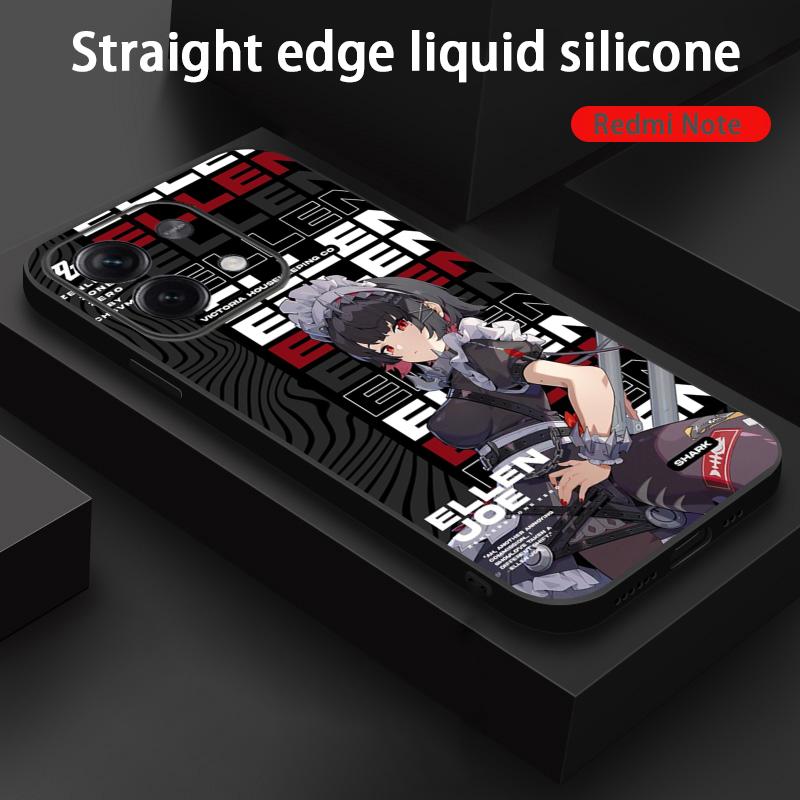 Ellen joe cute game girl design poster Phone Case For Redmi Note 14 13 12 11 Pro Plus S 5G 14C A3 Soft Black Phone Cover
