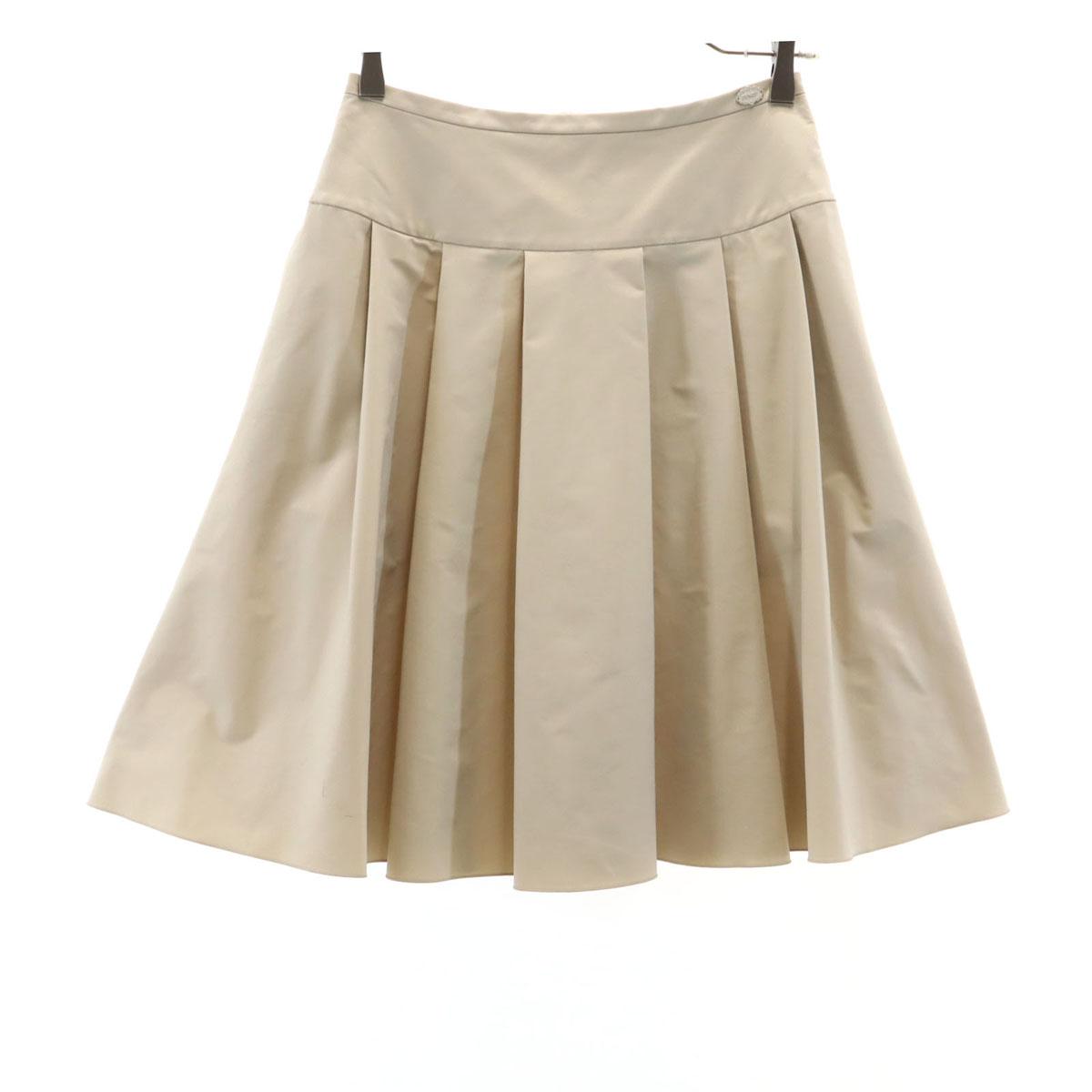 

FOXEY NEW YORK made in Japan Midi length Pleated skirt 40 beige Women Used