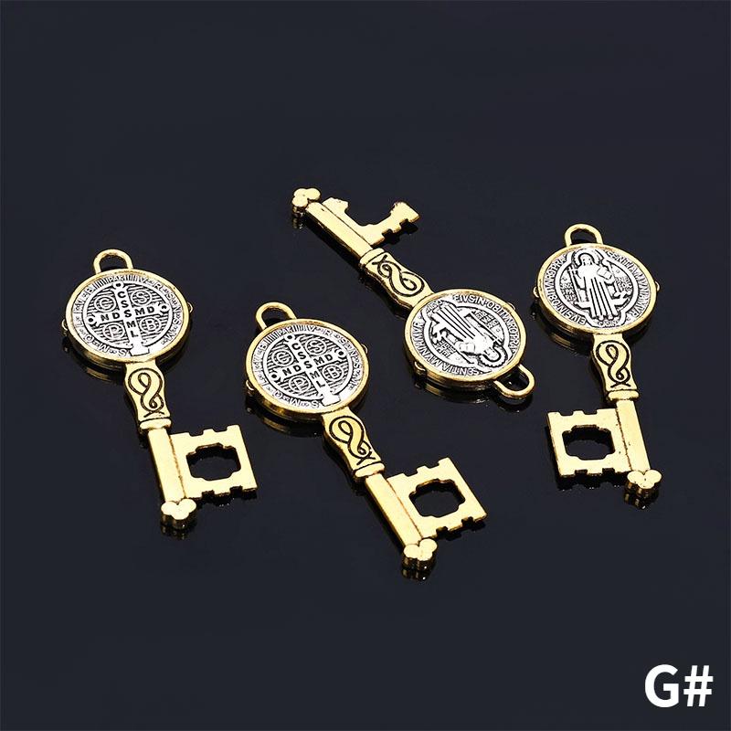 1pcs St Benedict Cross Amulet St Benedict Medal Holder Pendant Jewelry Religion 35mm