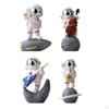 Figurka astronauty, dekoracja domu, żywiczna statua, kolekcjonerska rzeźba kosmonauty, dekoracyjna muzyka