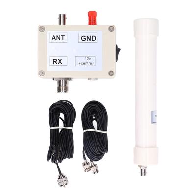 VLF LF HF VHF Aktivní přijímací anténní sada s SMA konektorovým kabelem 10kHz‑30MHz DC5‑13V 100mA