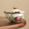 Lenuo Yellow Ru Kiln Yuetao Tea Pot Set