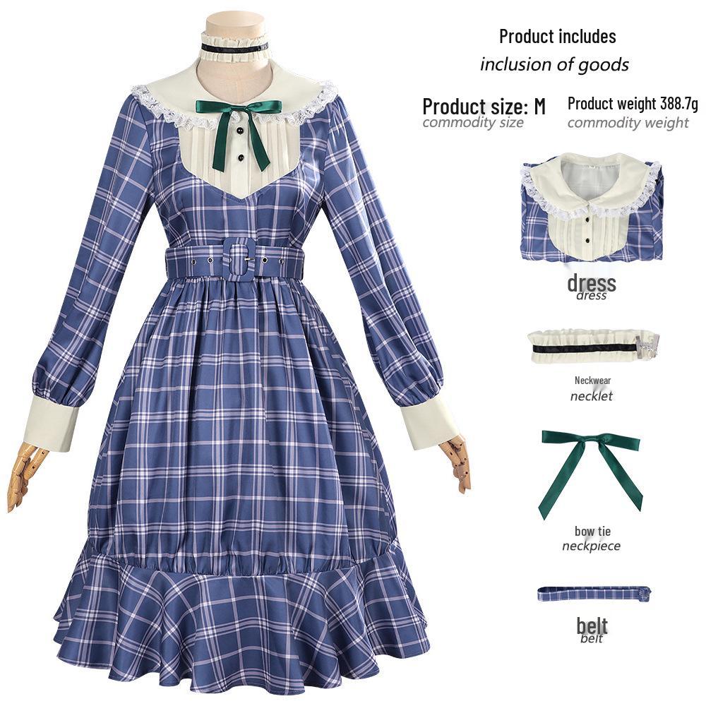 

Костюм для косплея куклы-музыканта Мань И Шан Сун - BanG Dream! Тоёкава Сакико Полный комплект с Нестандартной одеждой L