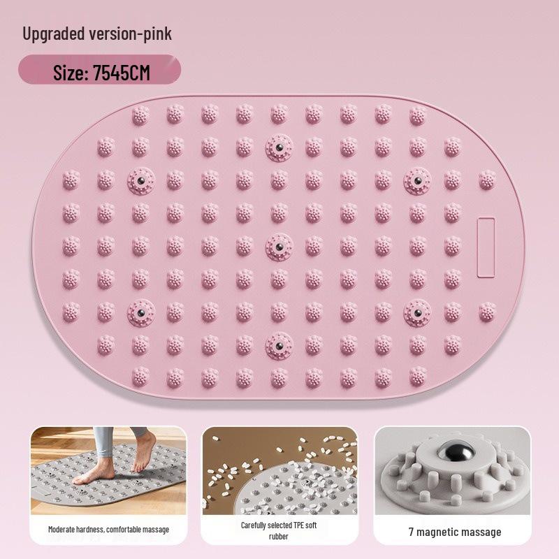 Elastic Silicone Acupressure Foot Massage Mat for Indoor Jogging