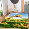 Biene Maja Personalisierbarer Namens-Teppich Perfekt für Eingangsbereiche Outdoor-Spielzimmer Küchen Rutschfester Teppich Anime Bürodekoration Geschenk für Festivals