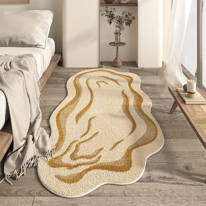 Simple Special-shaped Imitation Cashmere Carpet Living Room Dirt-resistant Table Mat