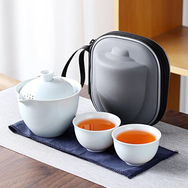 Shangqi Ge Kiln Portable Kung Fu Tea Set
