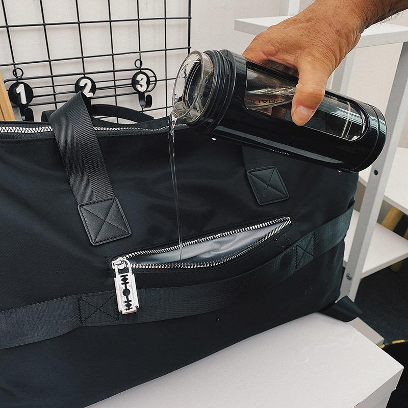 New fashion fitness bag dry and wet separation storage bag business trip large capacity messenger bag outdoor travel bag