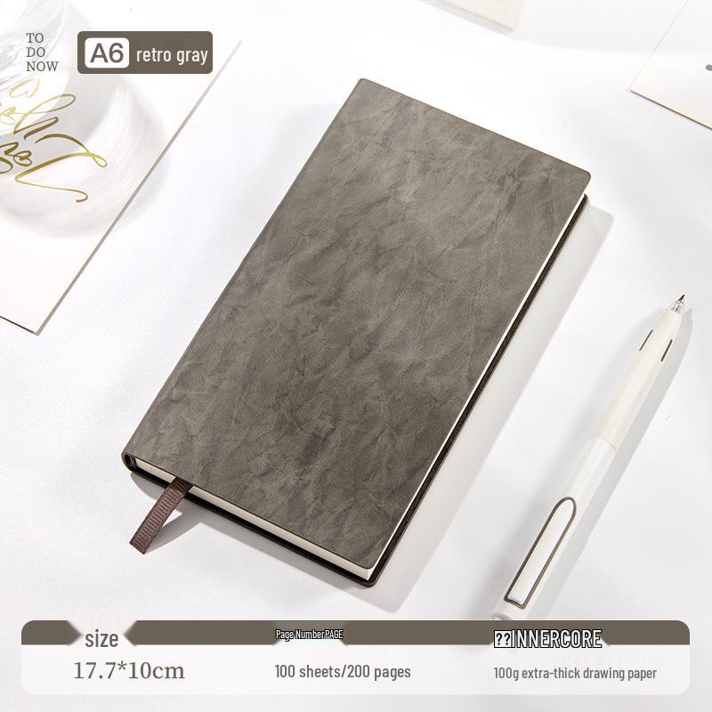 A6 Minimalist Retro Pocket Notebook Planner