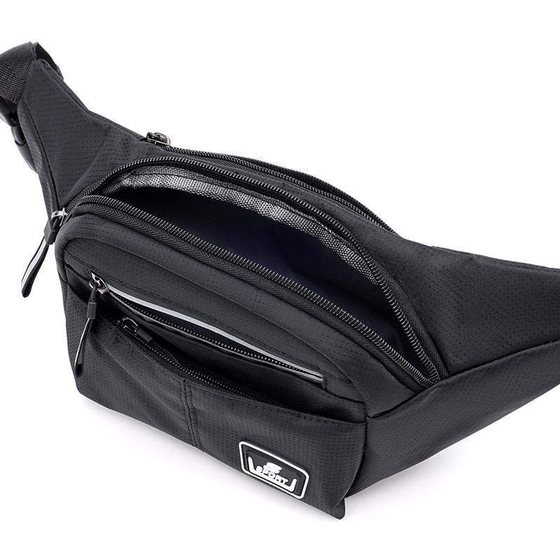 New Multi Layer Men's Waist Bag Outdoor Leisure Sports Women's Chest Bag Travel Mobile Wallet