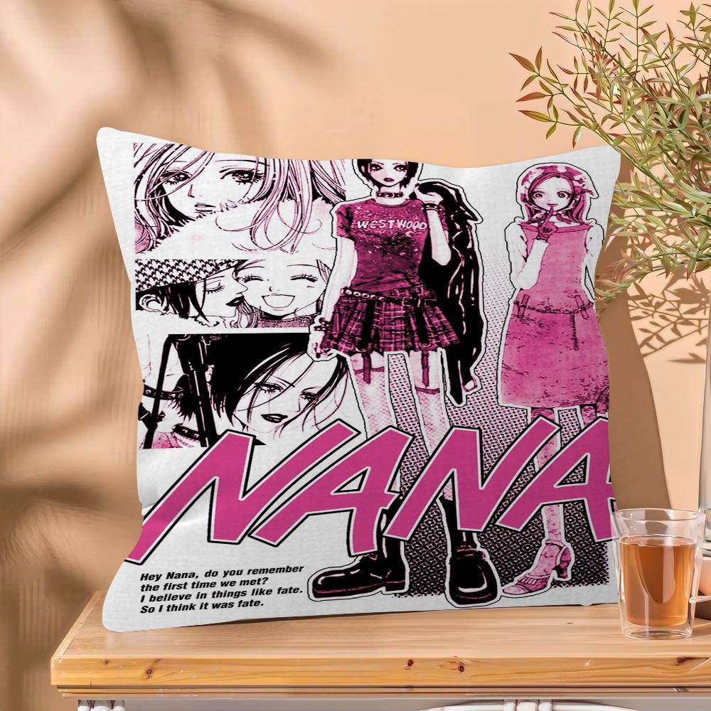 

Japanese Classic Anime NANA Cushion Cover x Polyester Sofa Cushions Decorative Throw Pillows Home Decoration Pillowcover 30x30 cm