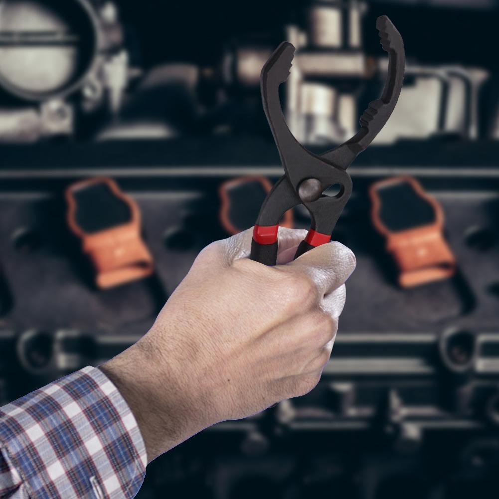 10/12 Inch Car Adjustable Oil Filter Wrench Removal Tools Filter Element Wrench Adjustable Hand Disassembly And Assembly Tools
