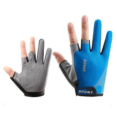 Cycling Gloves Outdoor Sports Thin Breathable Non-slip Men's and Women's Ice Silk Mountaineering Fishing Gloves