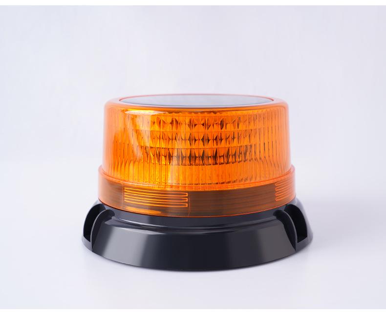 Solar Flashing Safety Light for Traffic, Construction, & Emergency Barriers