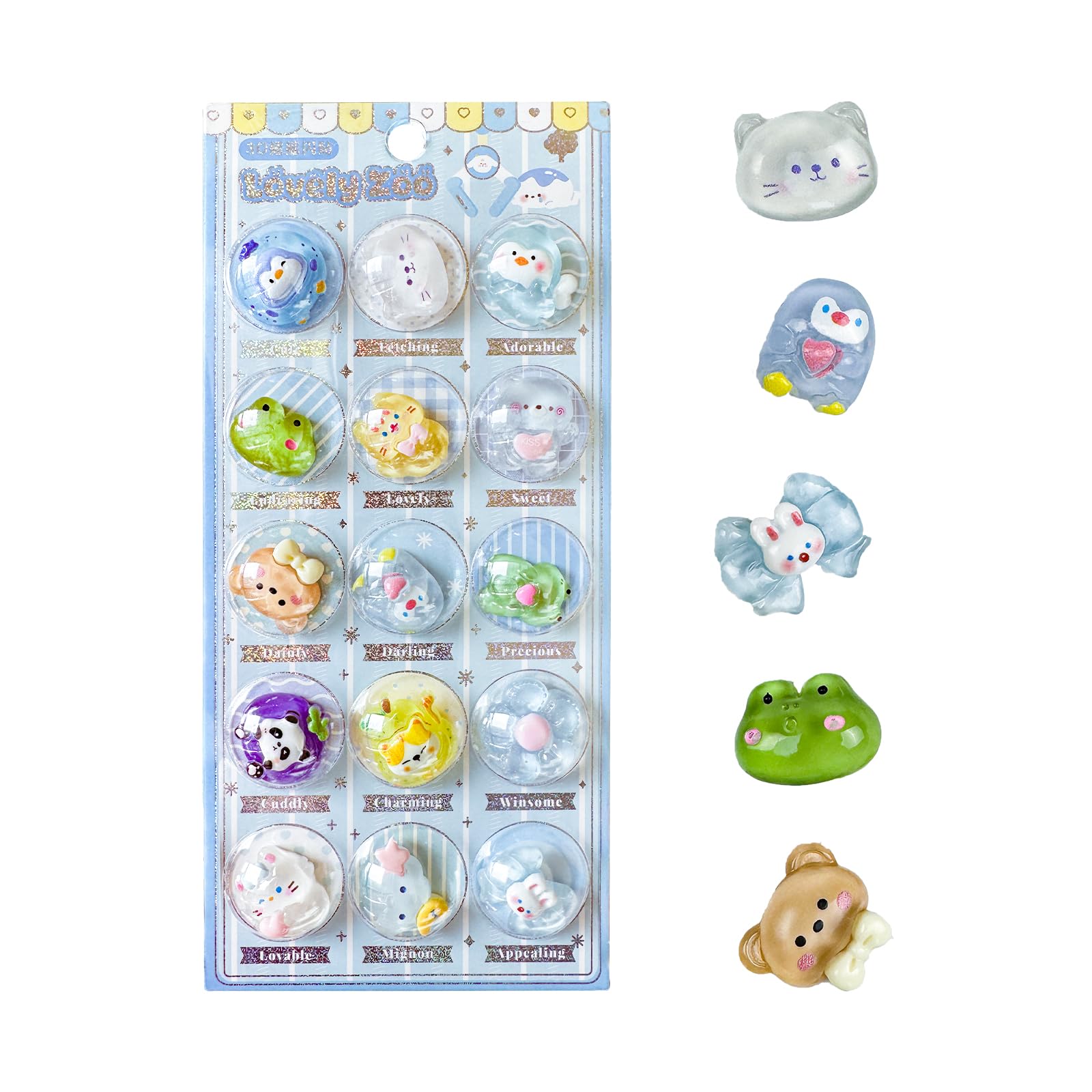 

Parchain Bond Drop Seal Heisei Girl 3D Puffy Sticker Notebook Decor Trading Card Smartphone Case Kids Gift