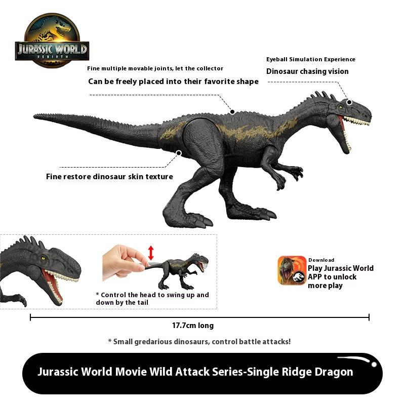 Jurassic World - Die wunderbare Welt der Wunder: Rebirth 4 Spinosaurus Actionfigur Modell Simulierte Dinosaurier Modell Spielzeug Kindergeburtstagsgeschenk