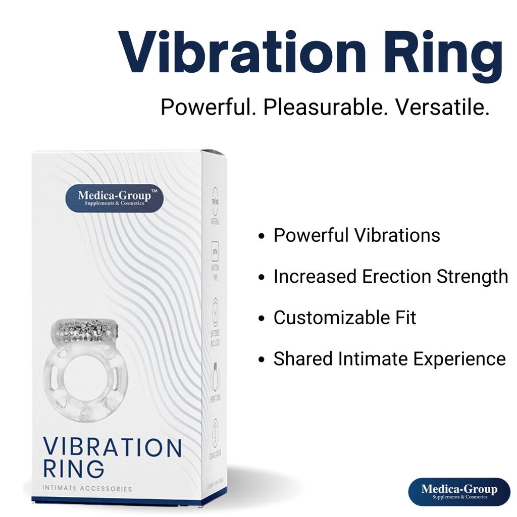 Medica-Group Vibrationsring – Erektion verbessern und Vergnügen verlängern 