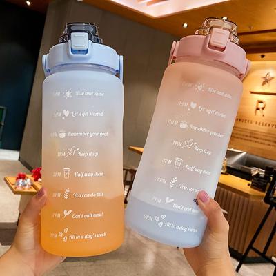 2000ml Sports Water Bottle Protein Shaker Outdoor Travel Climbing Bicycle Water Bottles BPA Free Gym Space Cups