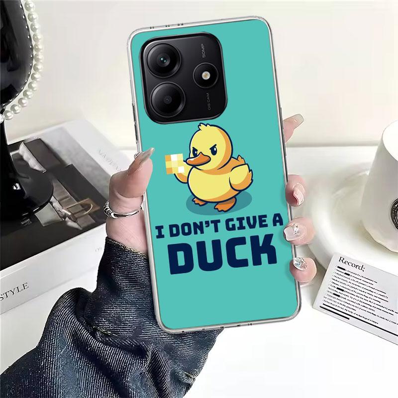 Funny Cute Yellow Duck You Soft Phone Case For Xiaomi Redmi Note 15 14 14S 13 12 Pro Plus 12S 11 11S 11E 10 10S 11T 5G Fundas Co