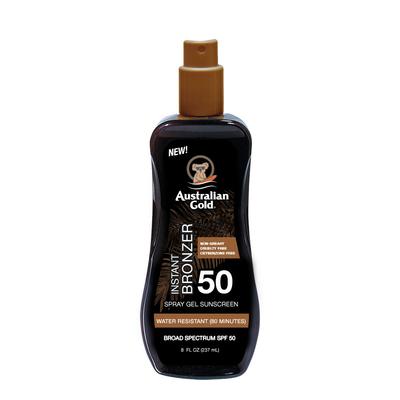 Purškiamas gelis su bronzantu SPF50