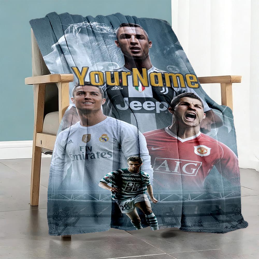 Juventus Customize Your Name Blanket Multi-purpose Personalized Blanket Durable Comfort Great for Office Livingroom Bedding Chair for All Occasions