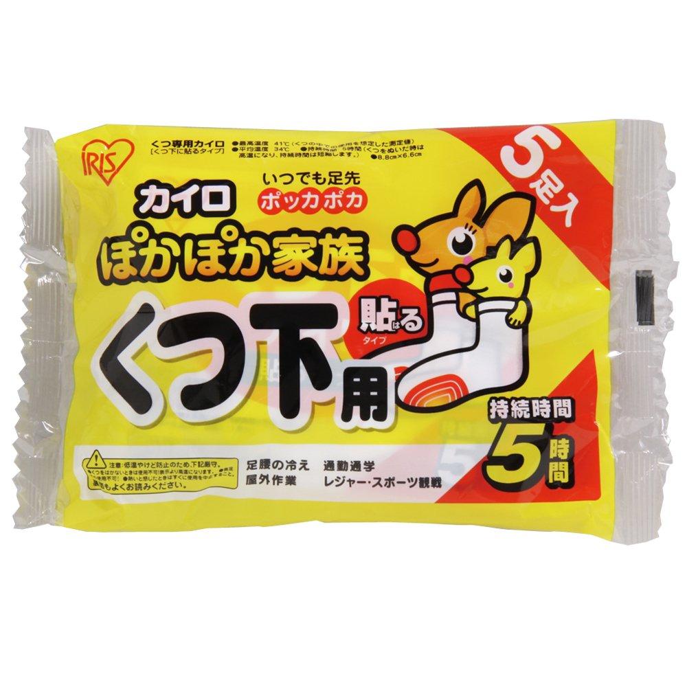 

Iris Ohyama согревающая паста для носков 5 пар теплая семейная PKN-5HK