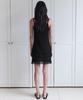 ANDNEEDS Luna Fringe Knit Dress (Black)