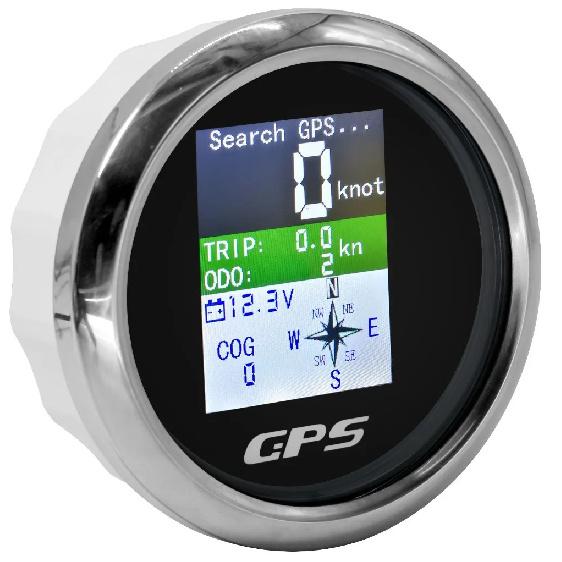 85mm GPS Speedometer Odometer Adjustable Trip ODO COG Voltmeter TFT Screen Speed Gauges For Motor Yacht Boat Car Outboard Engine