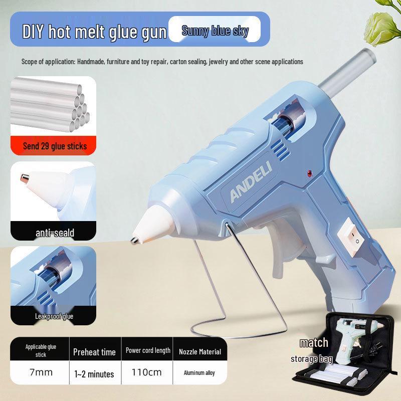 Kids' DIY Anti-Scald Multi-Function Hot Melt Glue Gun