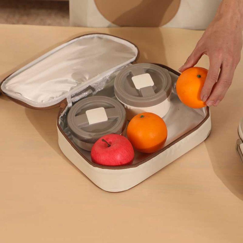 New Aluminum Foil Lunch Box Storage Bag Thickened Insulated Food Thermal Bag Oxford Waterproof Lunch Bag Women