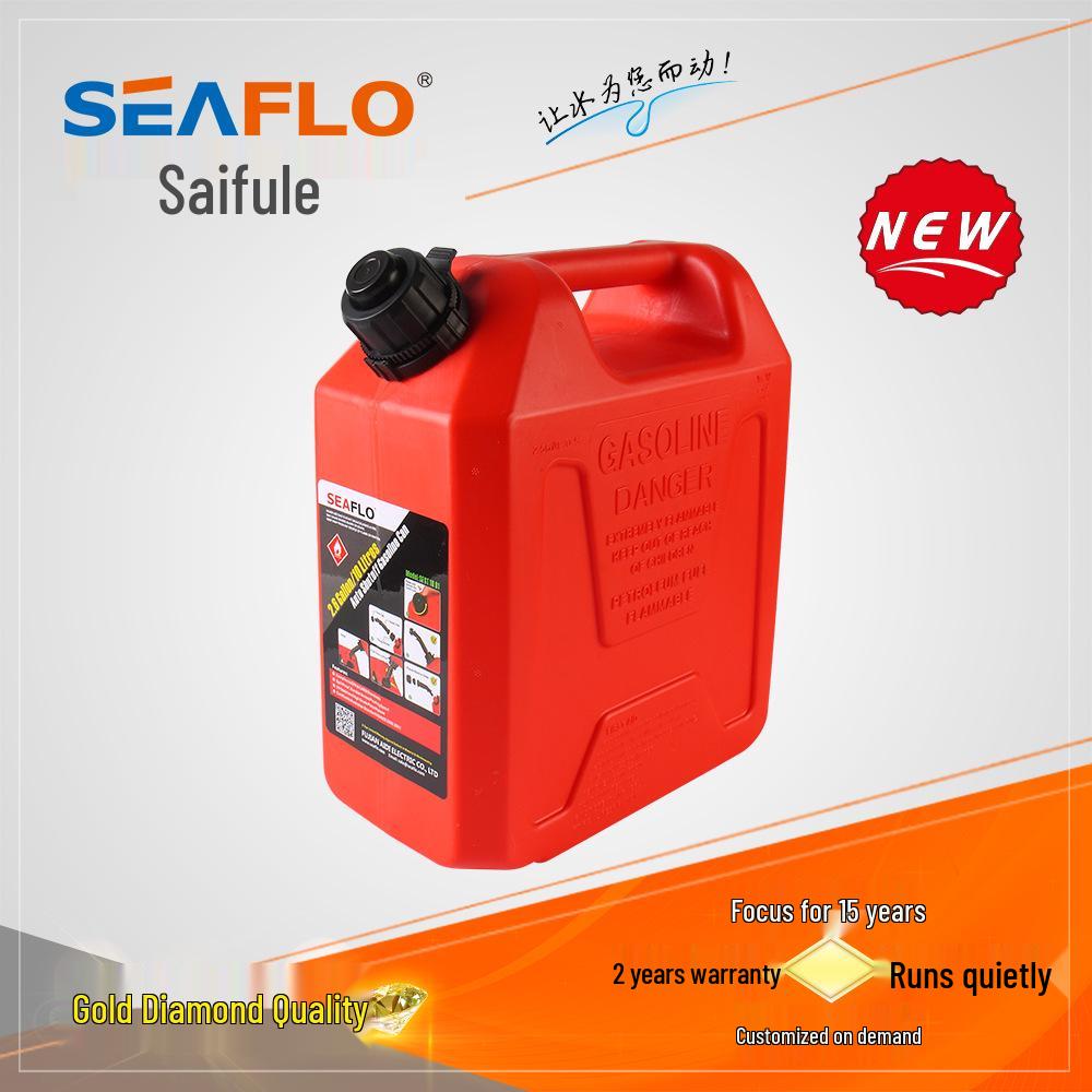 SEAFLO Self-Venting Anti-Static Explosion-Proof Gasoline & Portable Alcohol Can, Self-Closing & Non-Leaking