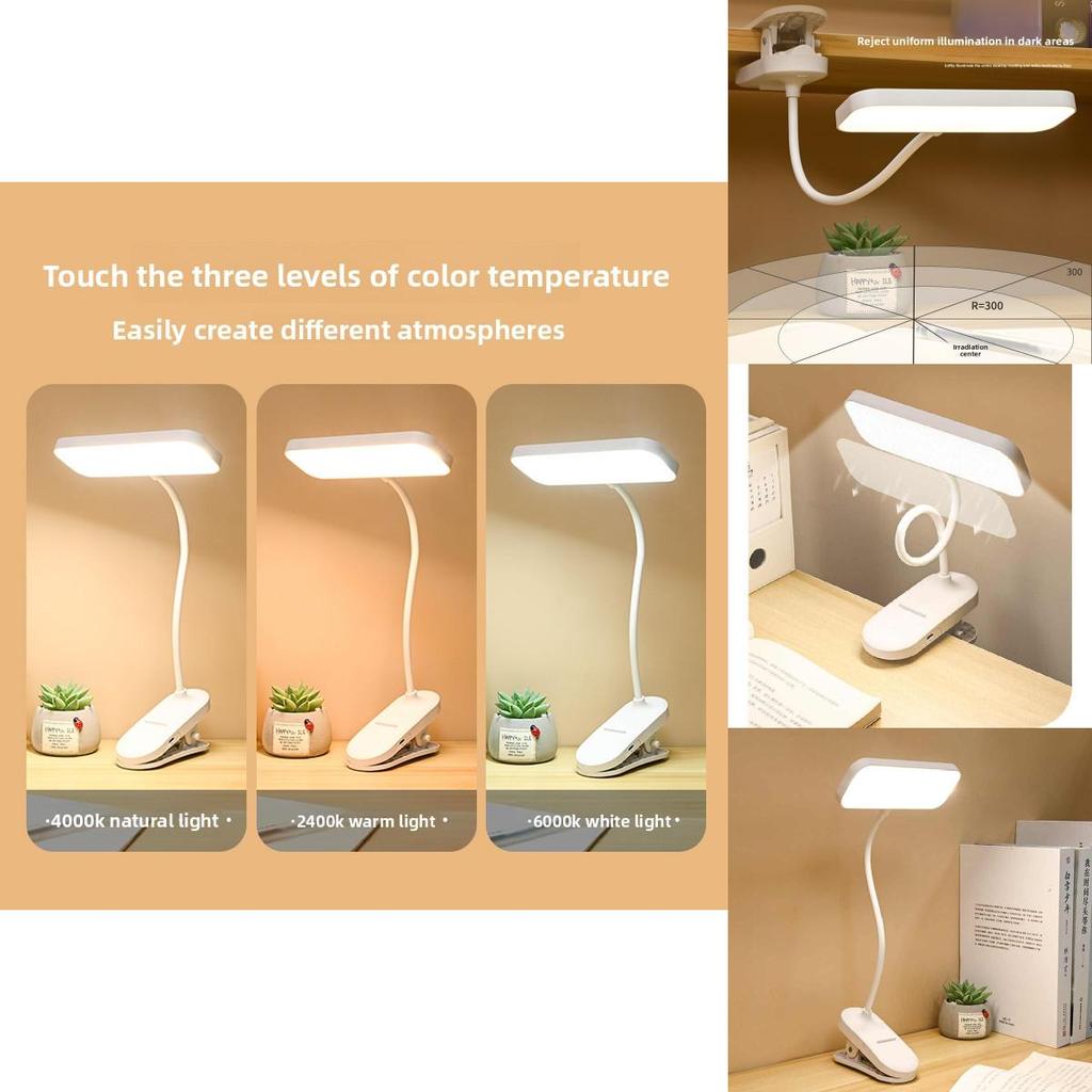 Led Desk Lamp For Students With Touch Control And Adjustable Brightness For Study And Reading