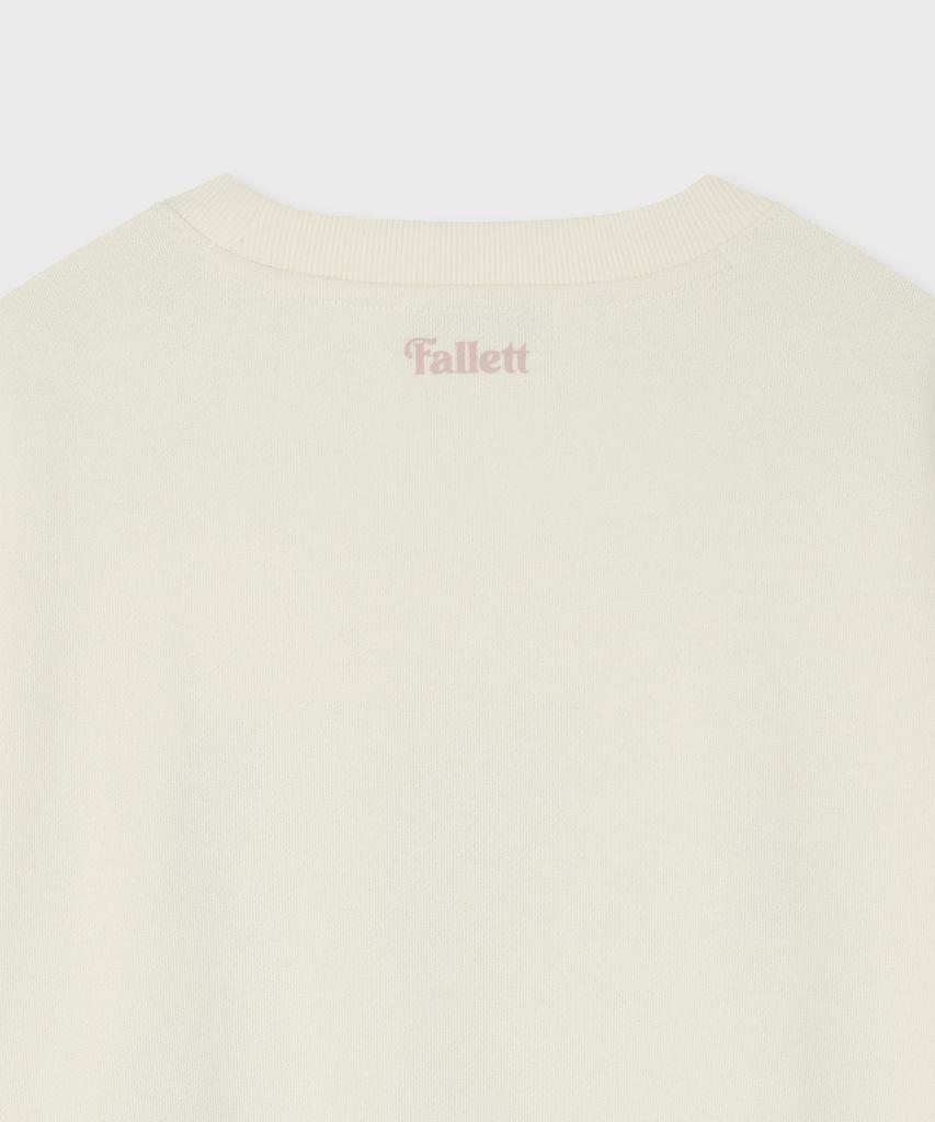 FALLETT Boucle Flower Sweatshirt Ivory