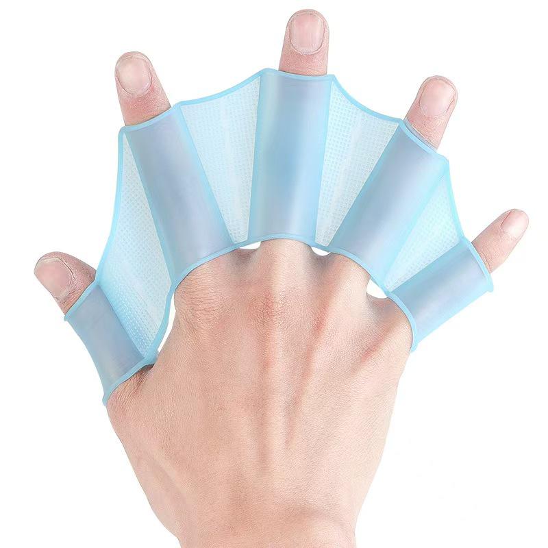 

Silicone Youth & Adult Half-Palm Snorkeling Fins and Freestyle Hand Paddles Medium