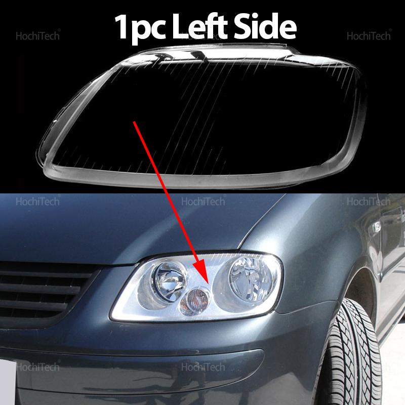 For Volkswagen VW Caddy 2K 3th 2004-2009 Headlight Cover Car Headlamp Lens Glass Replacement Front Lamp Shade Auto Shell