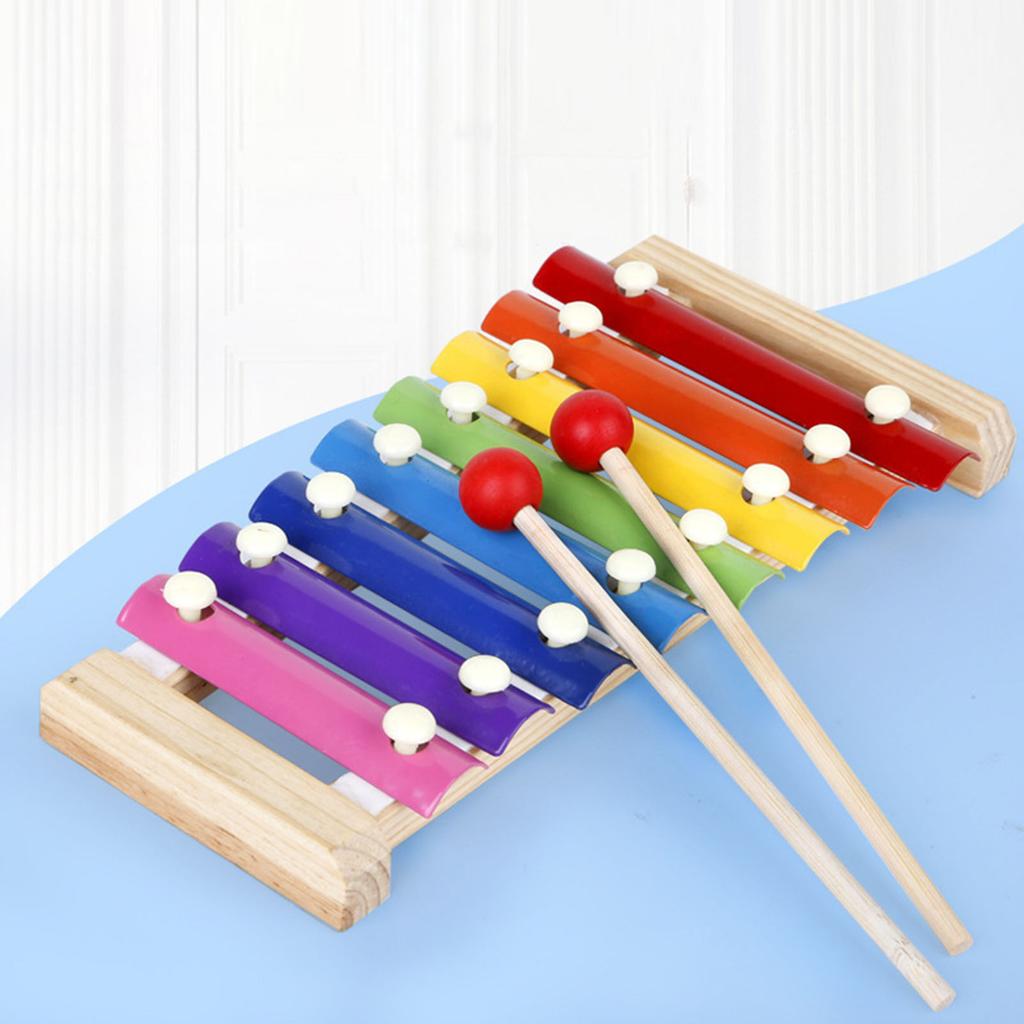 Toddler Musical Instrument Wooden Percussion Instrument Toy Preschool Educational Music Toy for Parent Children Interaction
