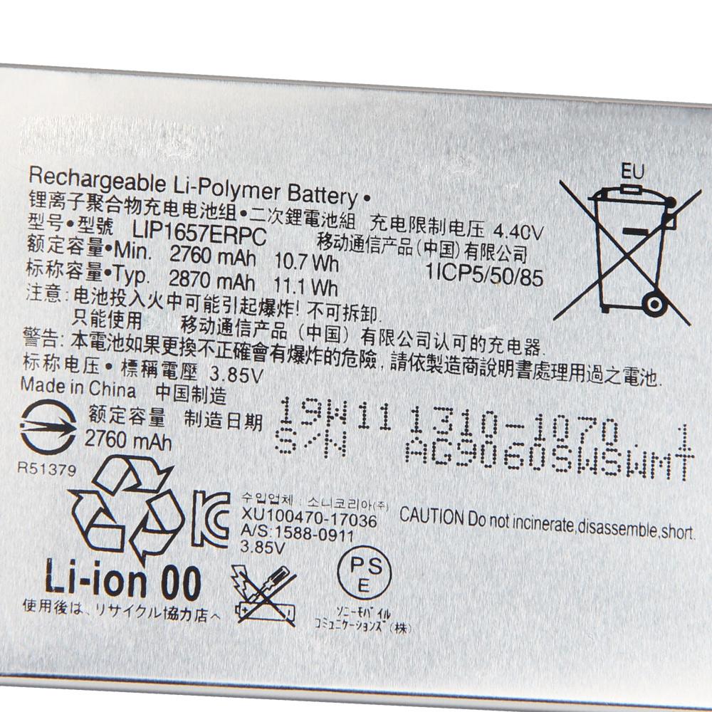 New Replacement Battery LIP1657ERPC For SONY Xperia XZ2 mini 2870mAh