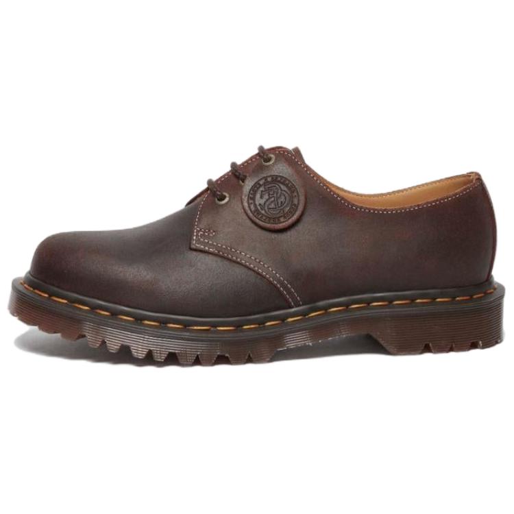 Dr. Martens 1461 Leather Fashion Round Toe Low Top Casual Shoes Men Casual Shoes Brown 31861749
