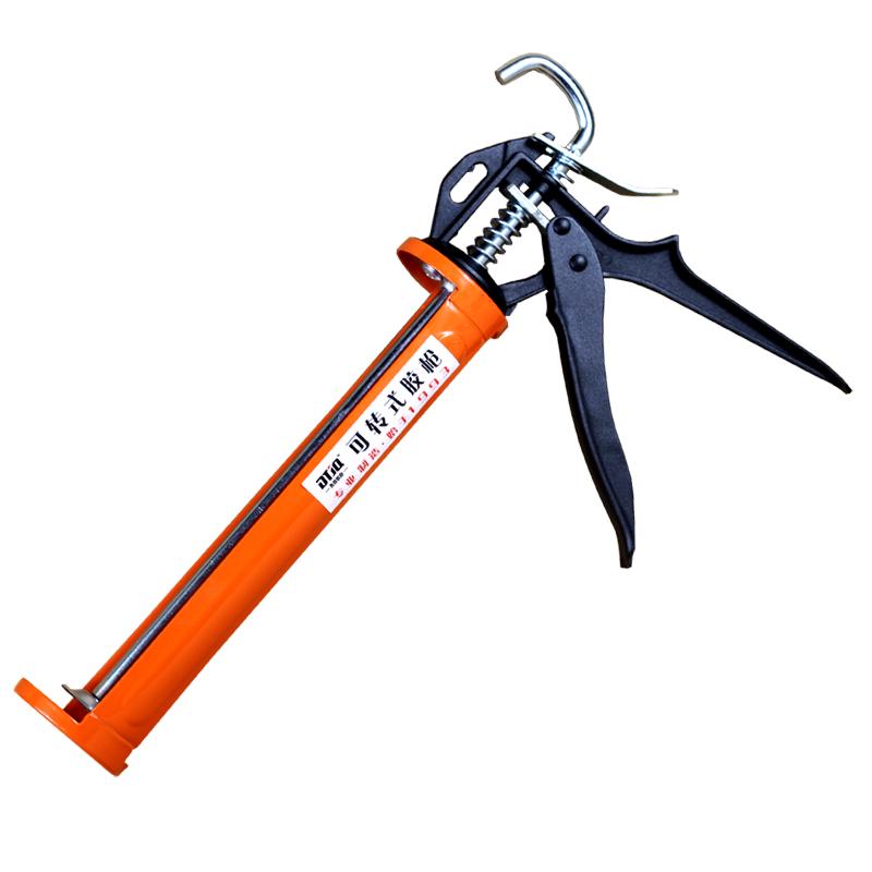 Multi-Purpose Caulking & Silicone Gun for Glass and No-Nail Adhesives