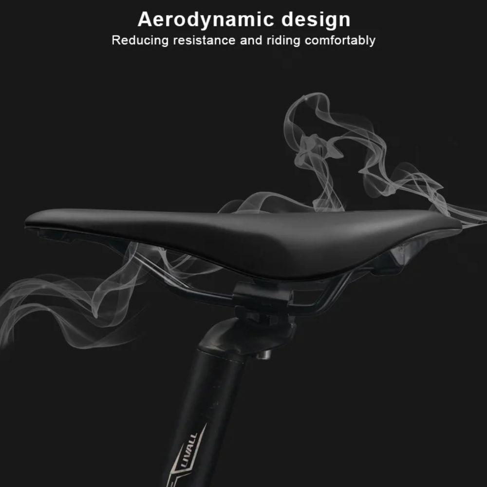 Ergonomisch Groef Fietszadel PU Leer Fietszitting Duurzaam Fietszadel Mountainbike