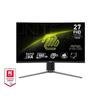 Curved Gaming PC Monitor - MSI - 27" - FHD - 180Hz - Rapid VA Panel - 1ms - Height Adjustable - MAG27C6PF