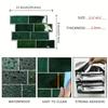 Peel And Stick Wall Tile Waterproof Wallpaper For Living Room Kitchen Interior Decorative 3D Wall Tiles