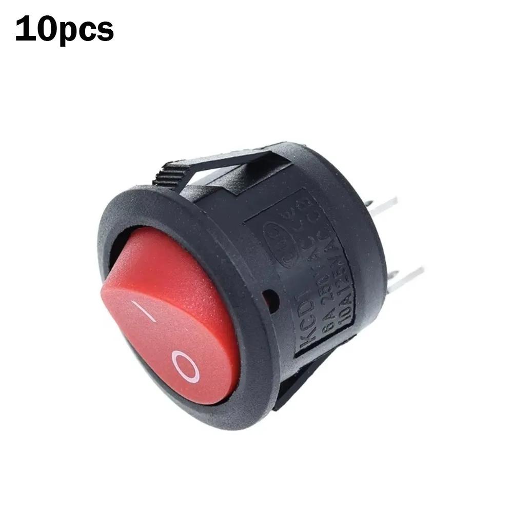 

ON-OFF Round Snap-in Toggle Switch 2 Pin Plastic Car Auto Boat Switches Rocker Boat Switch Car Auto Boat красный