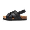 Foot Spring Summer Children's Cork Sandals Student Boys One-Word Shoes Baby Girls Flip-flops Tide Beach Korean Version