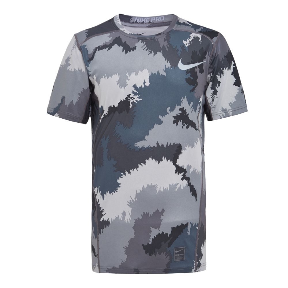 Мужская футболка Nike Pro NP HPRCL TOP SS FTTD AOP 801805-005 XL