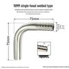 304 Stainless Steel 90° Welded Elbow Hose Fitting - Sizes 6, 8, 10, 12