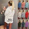 Womens Fleece Cat Fluffy Warm Pjs Pyjamas Sleepwear Nightwear Set Outfit Pajamas
